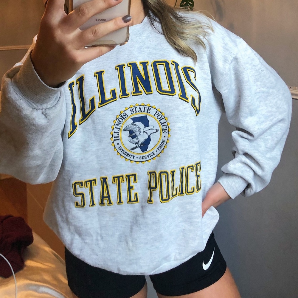 Vintage Illinois State Police Crewneck